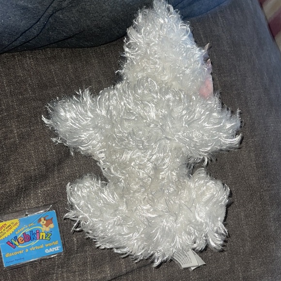 WEBKINZ Ganz WHITE TERRIER HM106 Hang/But tag no code stuffed animal plush - Picture 11 of 11